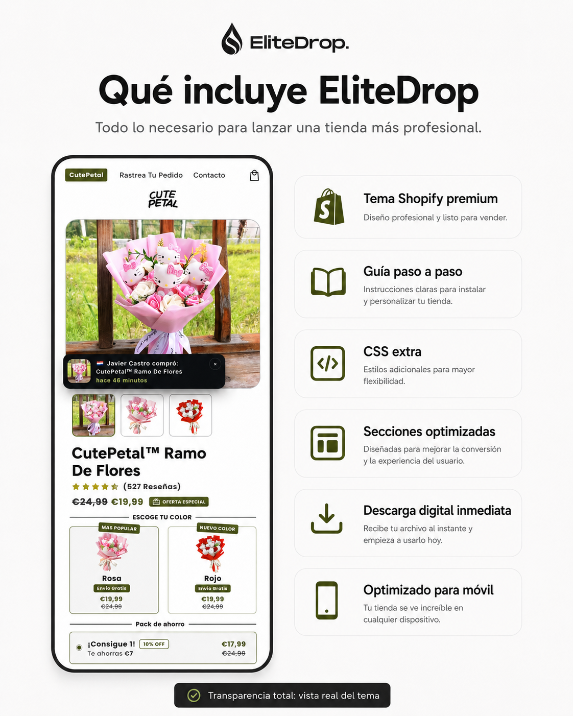 EliteDrop Tema Shopify